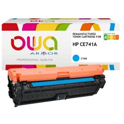 En_toner remanufacturé owa - standard - cyan - pour hp ce741a