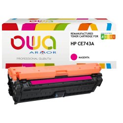 En_toner remanufacturé owa - standard - magenta - pour hp ce743a