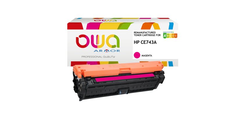 Armor - Toner Compatibile per Hp CE743A - Magenta - 7.300 pag