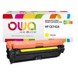 Armor - Toner Compatibile per Hp CE742A - Giallo - 7.300 pag
