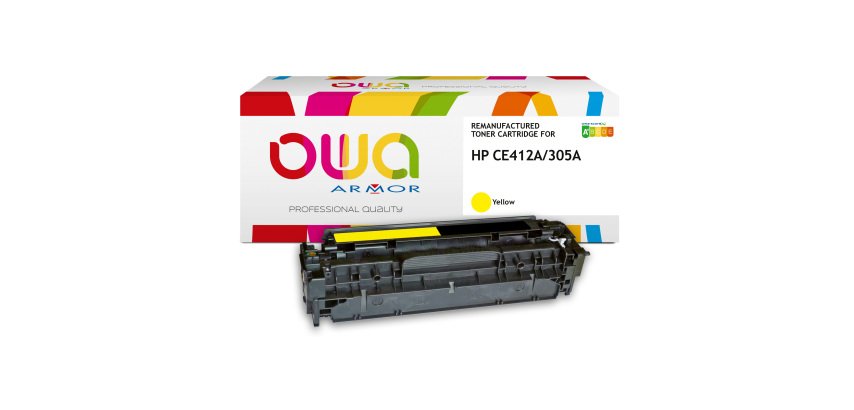 Armor - Toner Compatibile per Hp - Giallo - CE413A - 2.600 pag