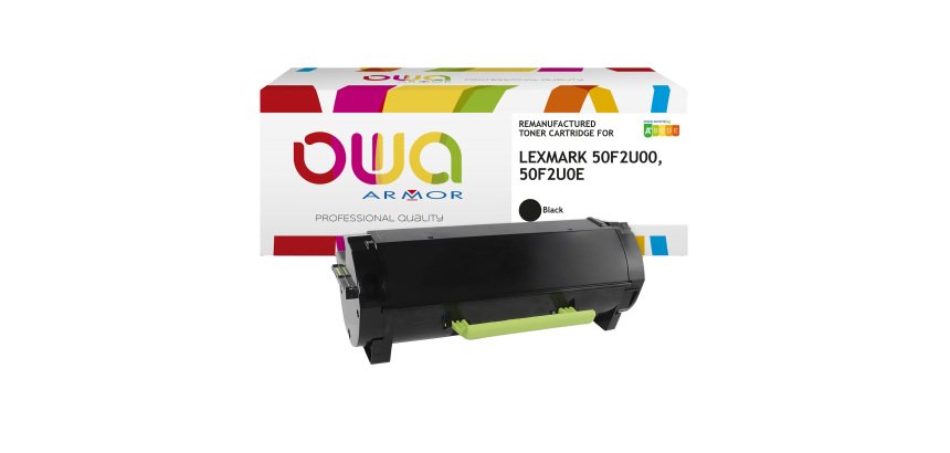Armor - Toner Compatibile per Lexmark - Nero - 50F2U00 - 1.200 pag