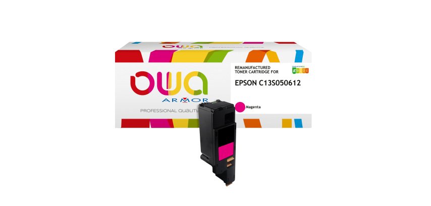 Armor - Toner Compatibile per Epson C13S050612 - Magenta - 1.400 pag
