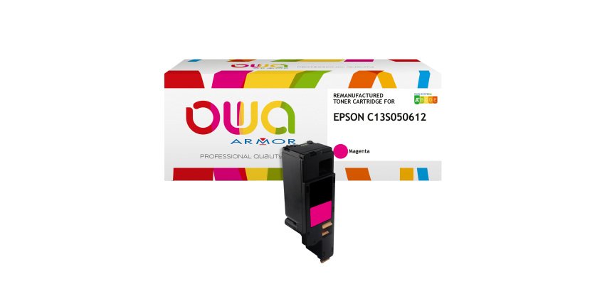 Armor - Toner Compatibile per Epson C13S050612 - Magenta - 1.400 pag