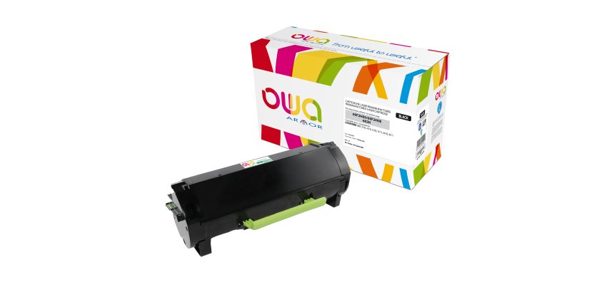 Armor - Toner Compatibile per Lexmark 602H - Nero - 60F2H00 - 10.000 pag