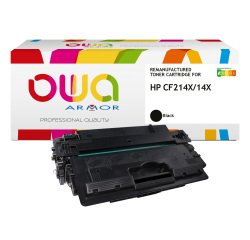 En_toner remanufacturé owa - haute capacité - noir - pour hp cf214x
