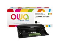 En_tambour remanufacturé owa - standard - noir - pour lexmark 50f0z00