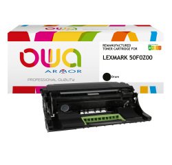 En_tambour remanufacturé owa - standard - noir - pour lexmark 50f0z00