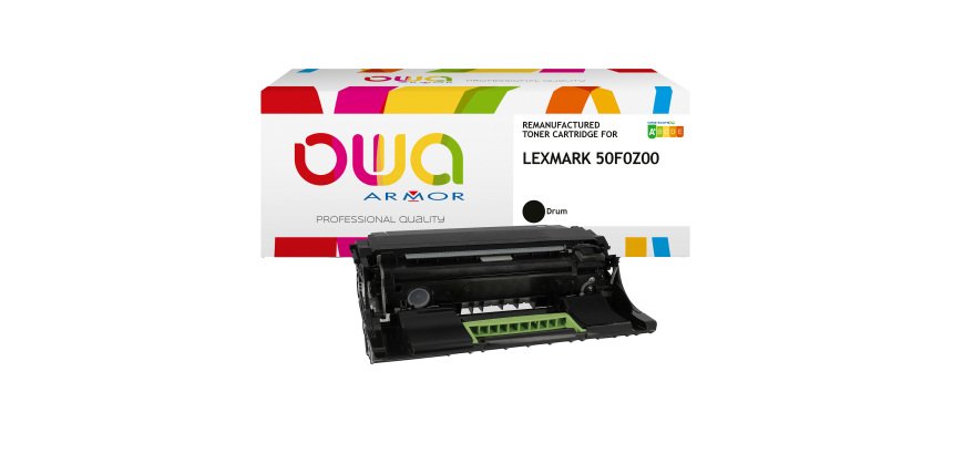 Armor - Tamburo Compatibile per Lexmark - Nero - 50F0Z00 - 1.200 pag