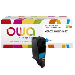 EN_Toner remanufacturé OWA - standard - Cyan - pour XEROX 106R01627