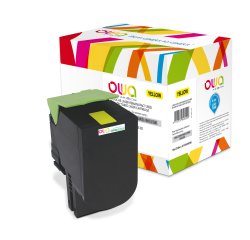 Armor - Cartuccia Compatibile per Lexmark - Giallo - 80C2HY0 - 3.000 pag