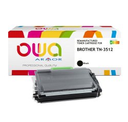 En_toner remanufacturé owa - haute capacité - noir - pour brother tn-3512
