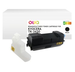 En_toner remanufacturé owa - standard - noir - pour kyocera tk-3430