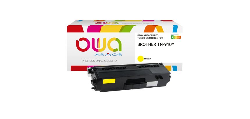 Armor - Toner Compatibile per Brother TN910 - Giallo - TN910Y-STA - 9.000 pag