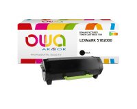 En_toner remanufacturé owa - standard - noir - pour lexmark 51b2000