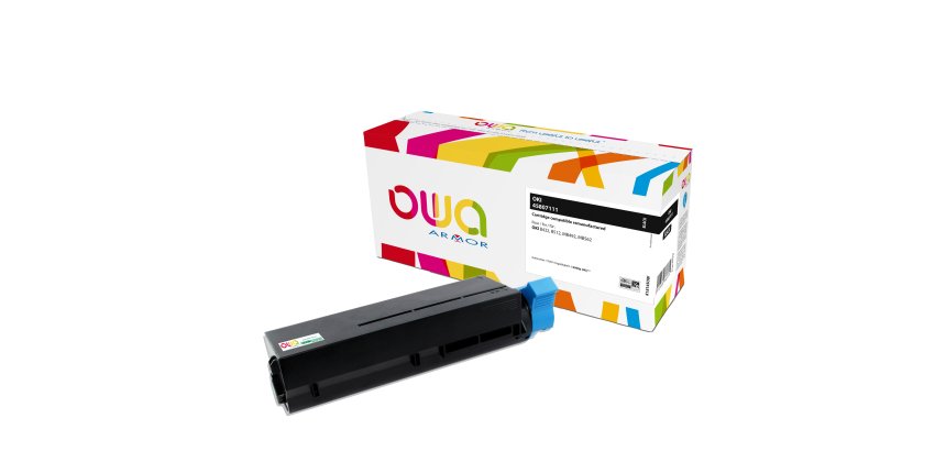 Armor - Toner Compatibile per Oki B411D/B411DN/B412DN/B431D/B431DN/B432DN - Nero - 45807111 - 12.000 pag