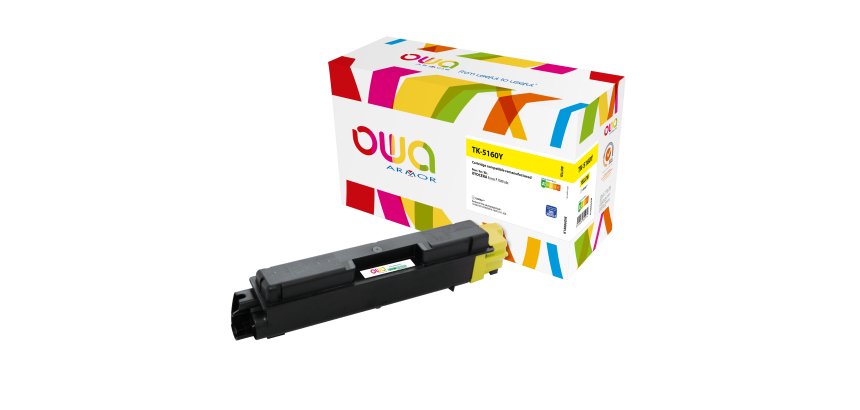 Armor - Toner Compatibile per Kyocera Ecosys P7040cdn - Giallo - 1T02NTANL0 - 12.000 pag