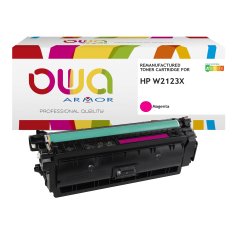 En_toner remanufacturé owa - haute capacité - magenta - pour hp w2123x