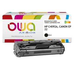En_toner remanufacturé owa - standard - noir - pour hp 92a, canon ep-22