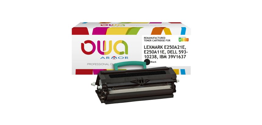 Toner nero per lexmarke250 350 352 450