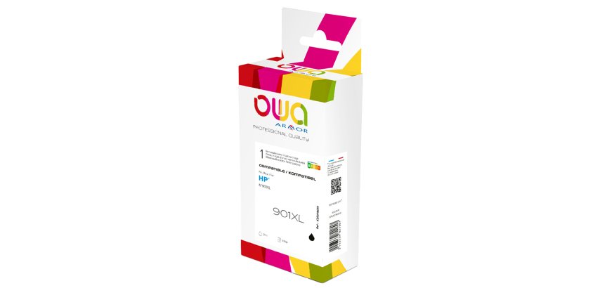 Armor - Cartuccia ink Compatibile  per Hp - Nero - N°901 XL BK - 21 ml