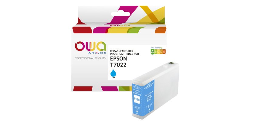 Armor - Cartuccia Compatibile per Epson T7022 - Ciano - C13T70224010