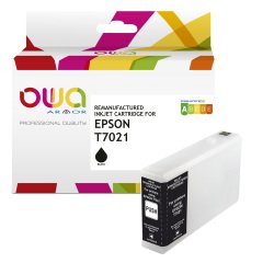 En_cartouche d'encre remanufacturée owa - standard - noir - pour epson t7021