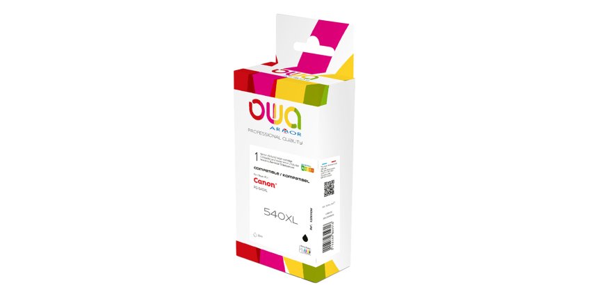 Armor - Cartuccia ink Compatibile  per Canon PG-540XL - Nero - K20611OW - 22ml