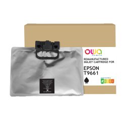 En_cartouche d'encre remanufacturée owa - haute capacité - noir - pour epson t9661