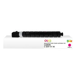 En_toner remanufacturé owa - standard - magenta - pour canon c-exv 51 m, canon c-exv 51 m