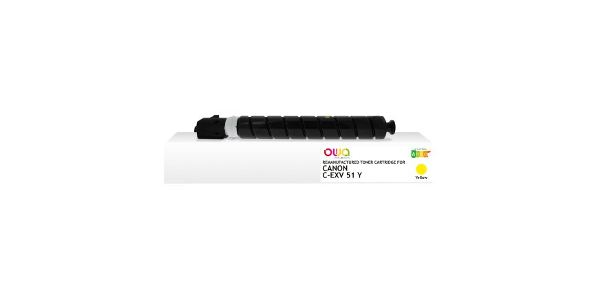 Armor - Toner Compatibile per Canon - Giallo -  C-EXV51 - 60.000 pag