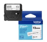 Brother - Nastro -  Nero/Bianco - BTAG231 - 12mm x 4mt