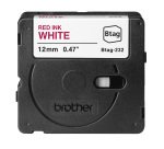 Brother - Nastro -  Rosso/Bianco - BTAG232 - 12mm x 4mt
