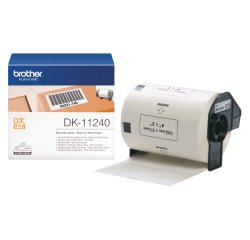 Brother - Rotolo 600 Etichette 102 x 51 mm - Nero/Bianco - DK-11240
