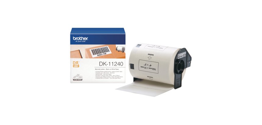Brother - Rotolo 600 Etichette 102 x 51 mm - Nero/Bianco - DK-11240