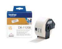 Brother - Rotolo 400 Etichette 38 x 90 mm - Nero/Bianco - DK-11208