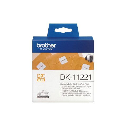 Brother Square Paper Label