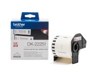 Brother - Rotolo etichetta continua - carta adesiva - Rosso/Bianco - 62mm x 15,26mt - DK-22251