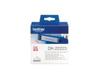 Brother - Rotolo etichetta continua - carta adesiva - Nero/Bianco -  50mm x 30,48mt - DK-22223