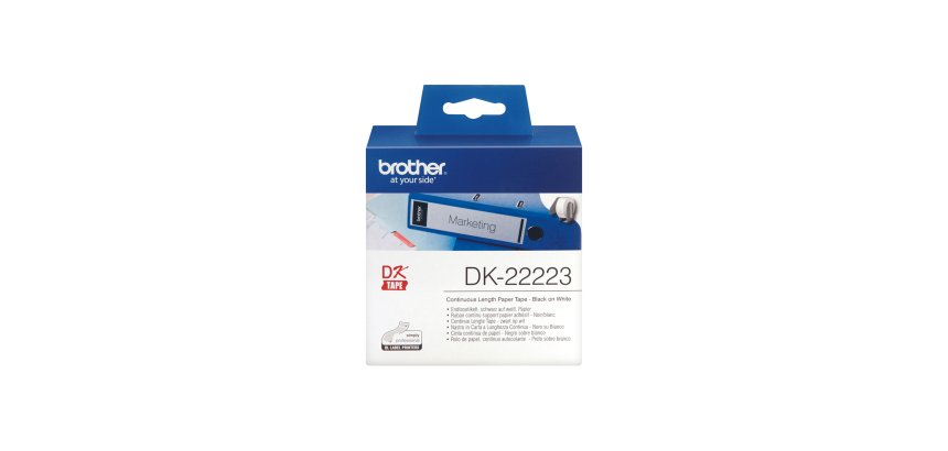 Brother DK-22223 printer label White