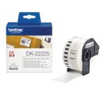 Brother - Rotolo etichetta continua - carta adesiva - Nero/Bianco - 38mm x 30,48mt - DK-22225