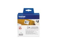 Brother - Rotolo etichetta continua - carta adesiva - Nero/Bianco - 38mm x 30,48mt - DK-22225
