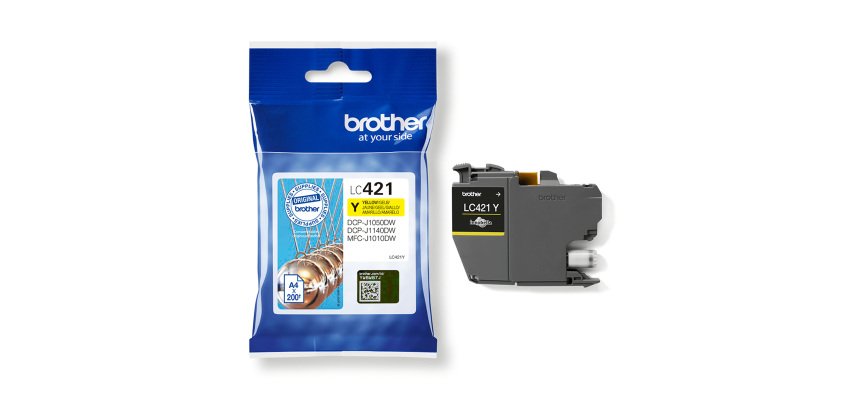 Brother LC421Y ink cartridge 1 pc(s) Original Yellow