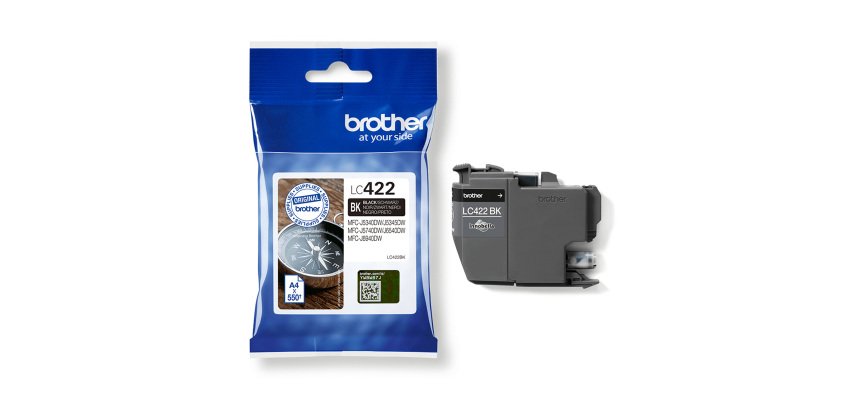 Brother - Cartuccia - Nero - LC422BK - 550 pag
