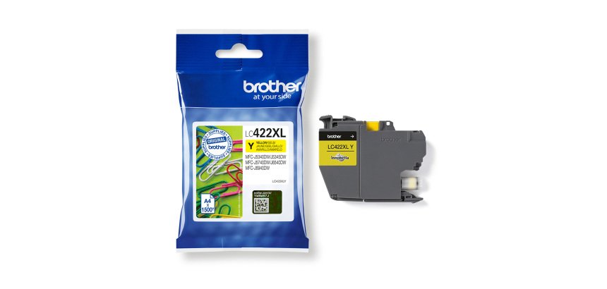 Brother LC-422XLY ink cartridge 1 pc(s) Original Yellow