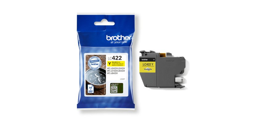 Brother - Cartuccia - Giallo - LC422Y - 550 pag