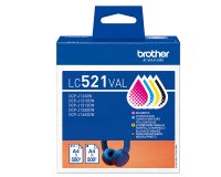 Brother - Cartuccia - C/M/Y/K - LC521VAL - 500 pag