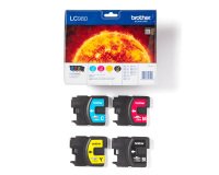 Brother LC980 Pack ink cartridge 4 pc(s) Original Standard Yield Black, Cyan, Magenta, Yellow