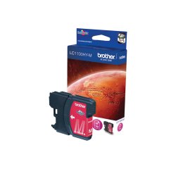 Brother LC-1100HYM - High Yield - magenta - original - ink cartridge