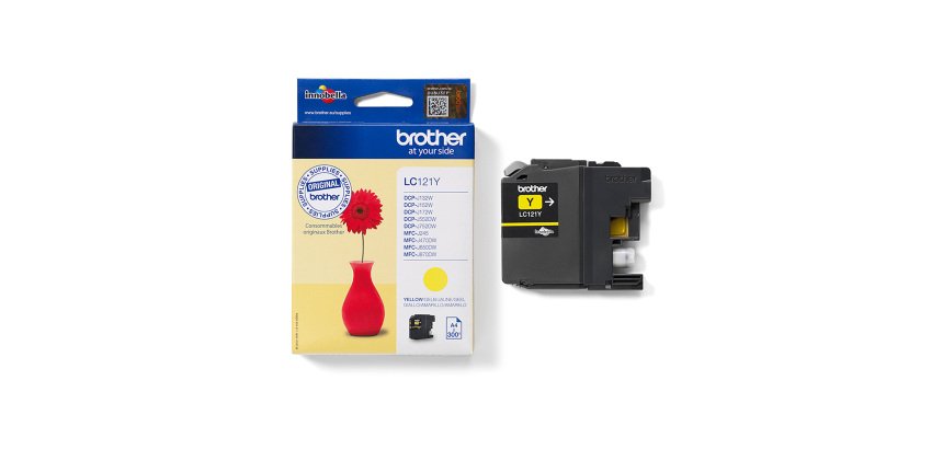 Brother LC-121Y ink cartridge 1 pc(s) Original Yellow